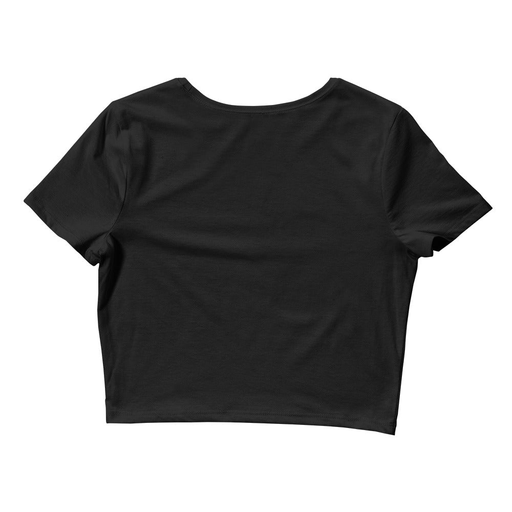 ARTIST AT WORK - Embroidered Women’s Crop Tee