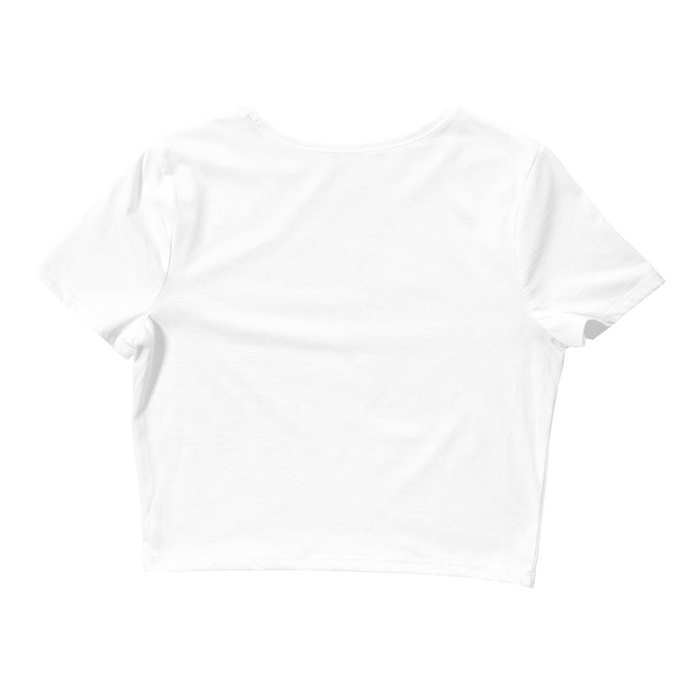 ARTIST AT WORK - Embroidered Women’s Crop Tee